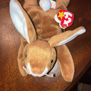 Ty Beanie Baby “Ears” Plush in Brown and White Error